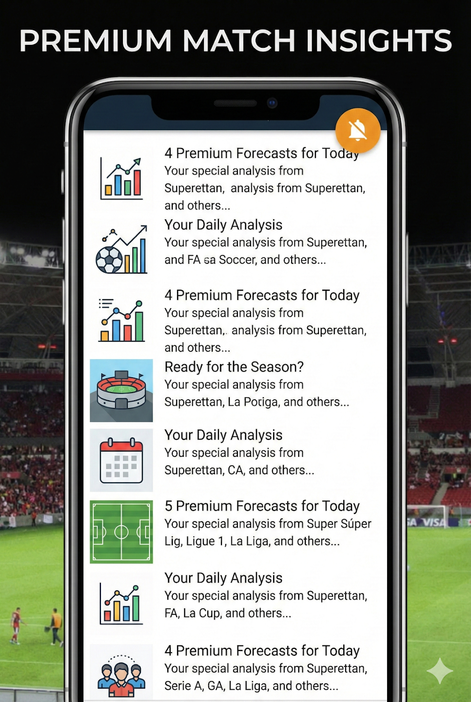 Football AI — ask anything screen